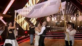 שי אביבי ומיכל ליבדינסקי, מתוך "רוקדים עם כוכבים", צילום: מסך, מתוך "רוקדים עם כוכבים", קשת 12